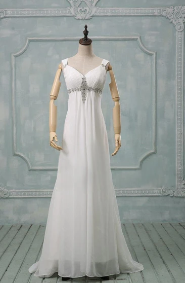 Empire Style Wedding Dresses Empire Waist Bridal Gowns Dressafford