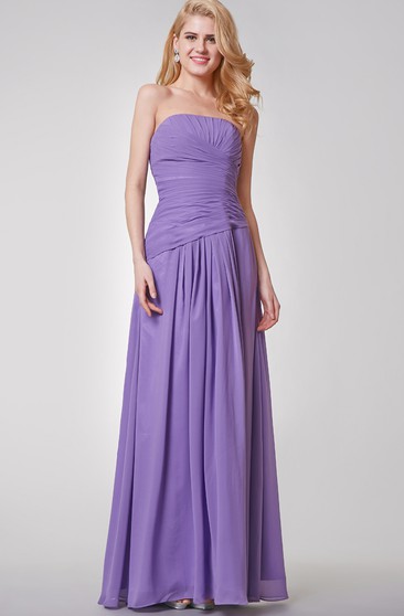 cadbury purple bridesmaid dress