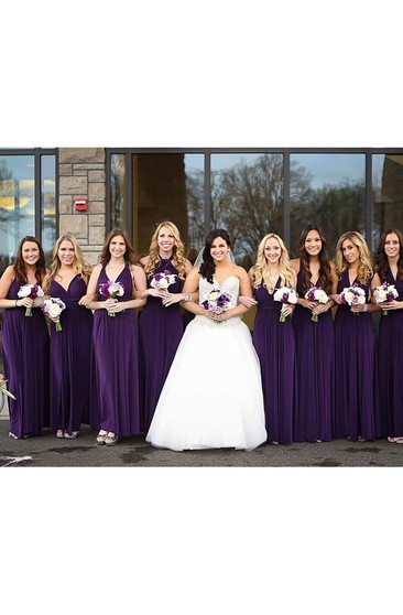 cadbury purple bridesmaid dress