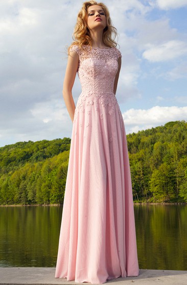 pastel pink prom dresses