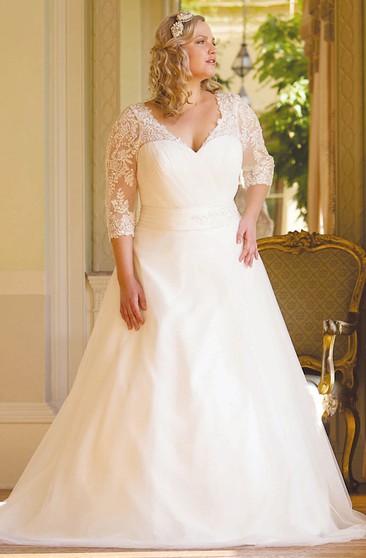 fat girl wedding dress