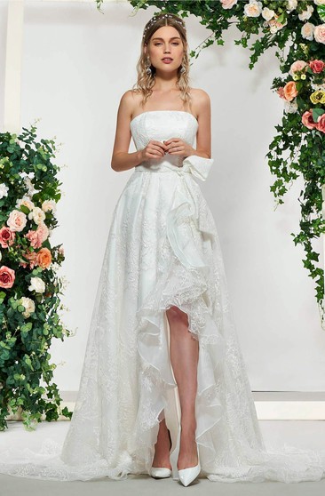 high low dresses wedding