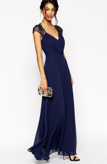 navy blue lace dress for wedding
