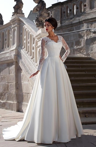 wedding gowns for mature brides