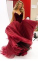 Princess Sleeveless Sweetheart Organza Modern Dress