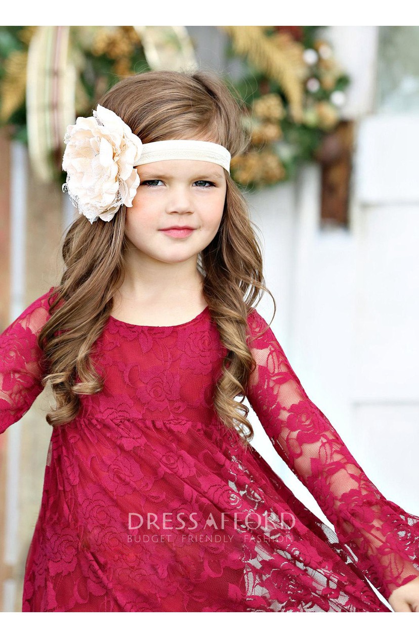 2t long sleeve dress