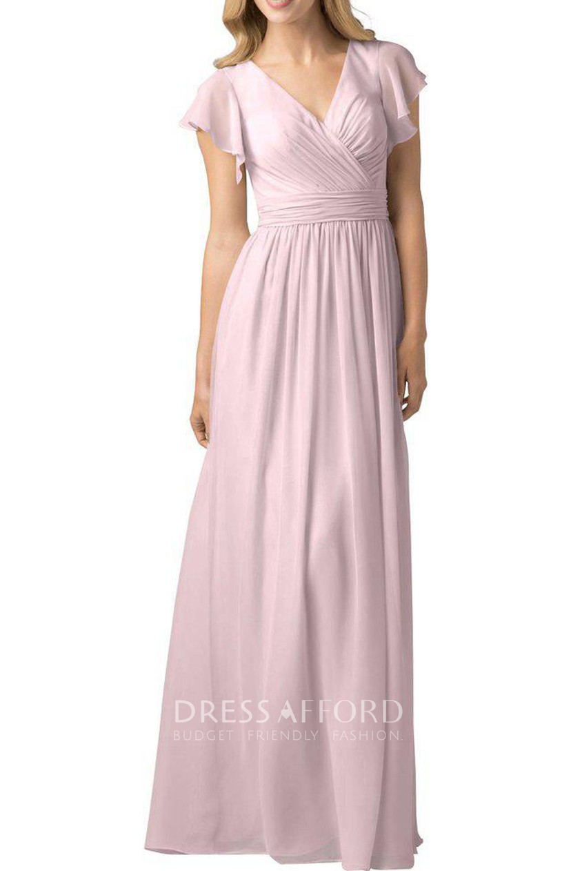 gown with butterfly sleeves